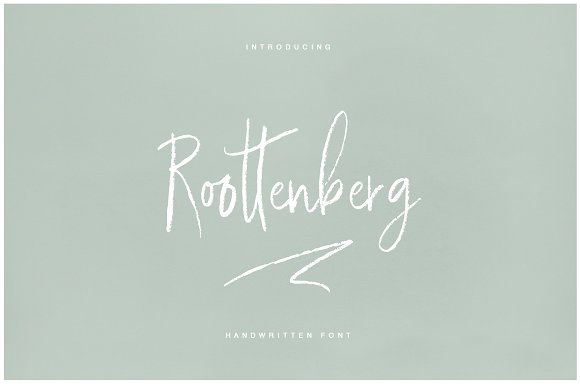 Roottenberg Font素材之家精选英文字体