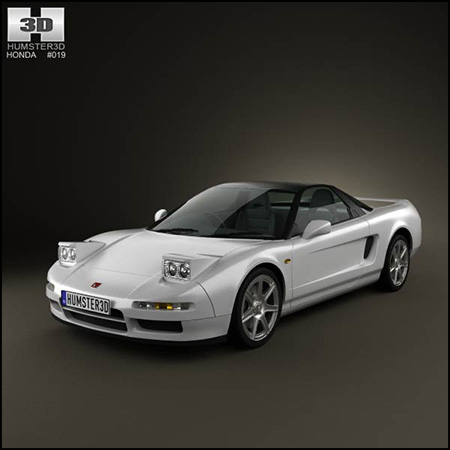 本田Honda NSX Type-R 1992 汽车素材之家精选3D模型