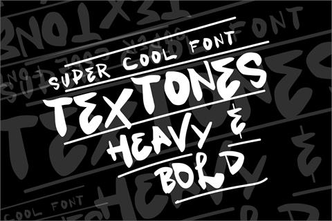 Vtks Textones font素材之家精选英文字体