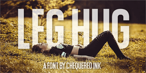 Leg Hug font素材之家精选英文字体