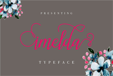imelda font素材之家精选英文字体
