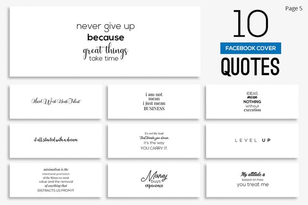 200款Facebook封面引语设计模板素材库精选 200 Facebook Cover Quotes插图(5)