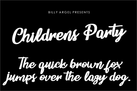 Childrens Party Personal Use font素材之家精选英文字体