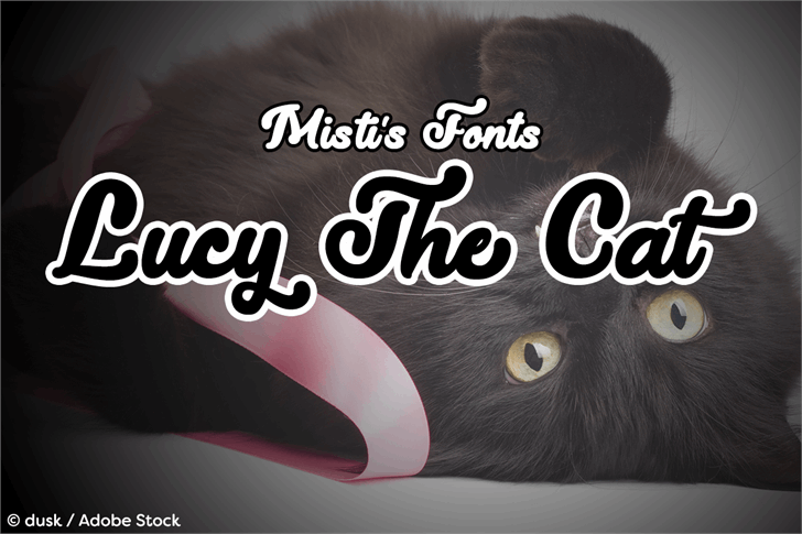 Lucy the Cat font插图
