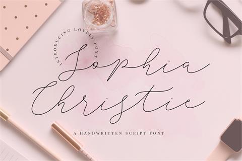 Sophia Christie font素材之家精选英文字体