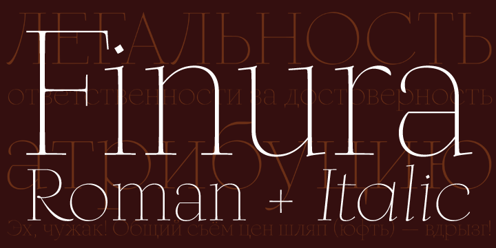 Finura Font Family素材之家精选英文字体