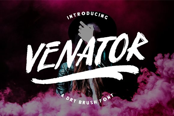 VENATOR Brush Font插图