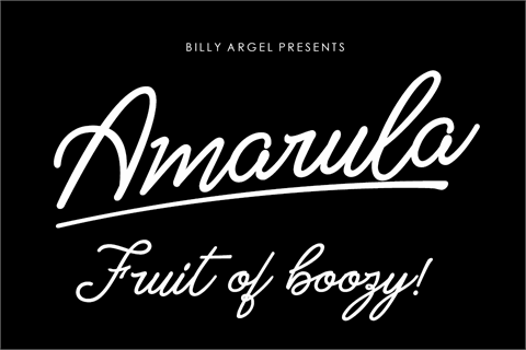 Amarula Personal Use font素材之家精选英文字体