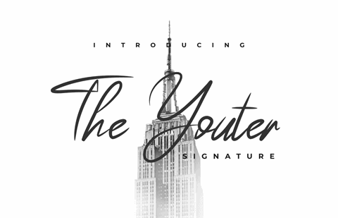 The Youther font素材之家精选英文字体