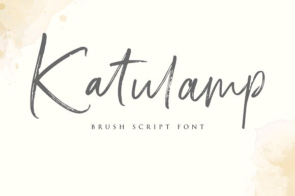 Katulamp Font Duo素材之家精选英文字体
