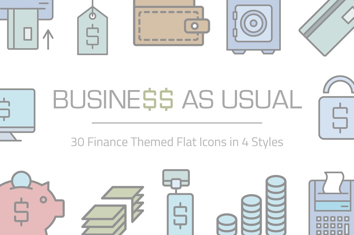660枚实用矢量图标 Ultimate Icon Pack / 660 Vector Icon（商业+徒步+桌面设备+社交媒体…）插图(1)