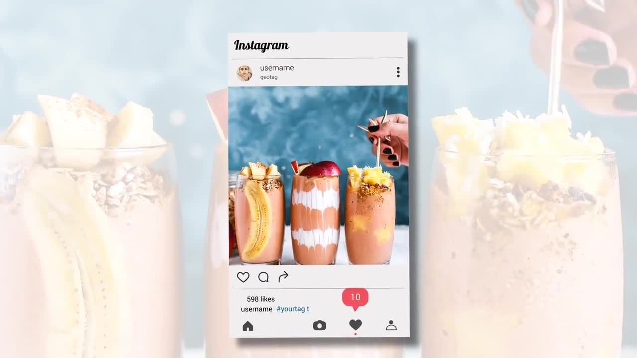 明亮现代创意Instagram促销素材库精选AE模板