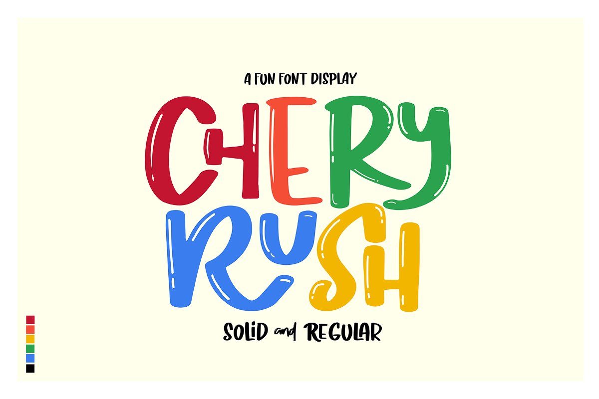CHERY RUSH FONT素材之家精选英文字体
