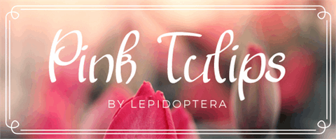 Pink Tulips 2 font素材之家精选英文字体