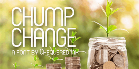 Chump Change font素材之家精选英文字体