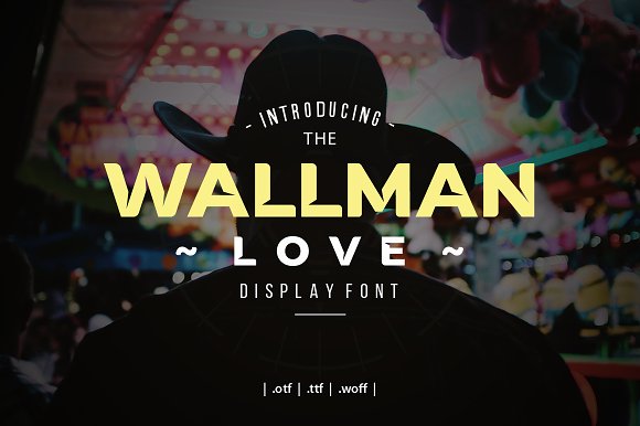 Wallman Love Display Font素材之家精选英文字体