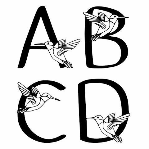Ks Kristines Hummingbirds font素材之家精选英文字体