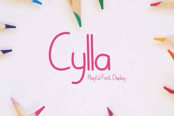 Cylla font插图