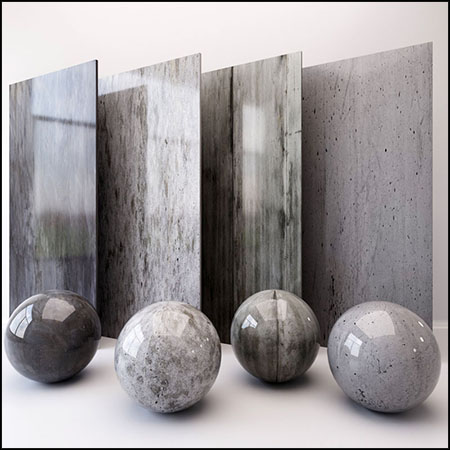 Concrete Texture 5K大理石地板纹理素材之家精选3D模型
