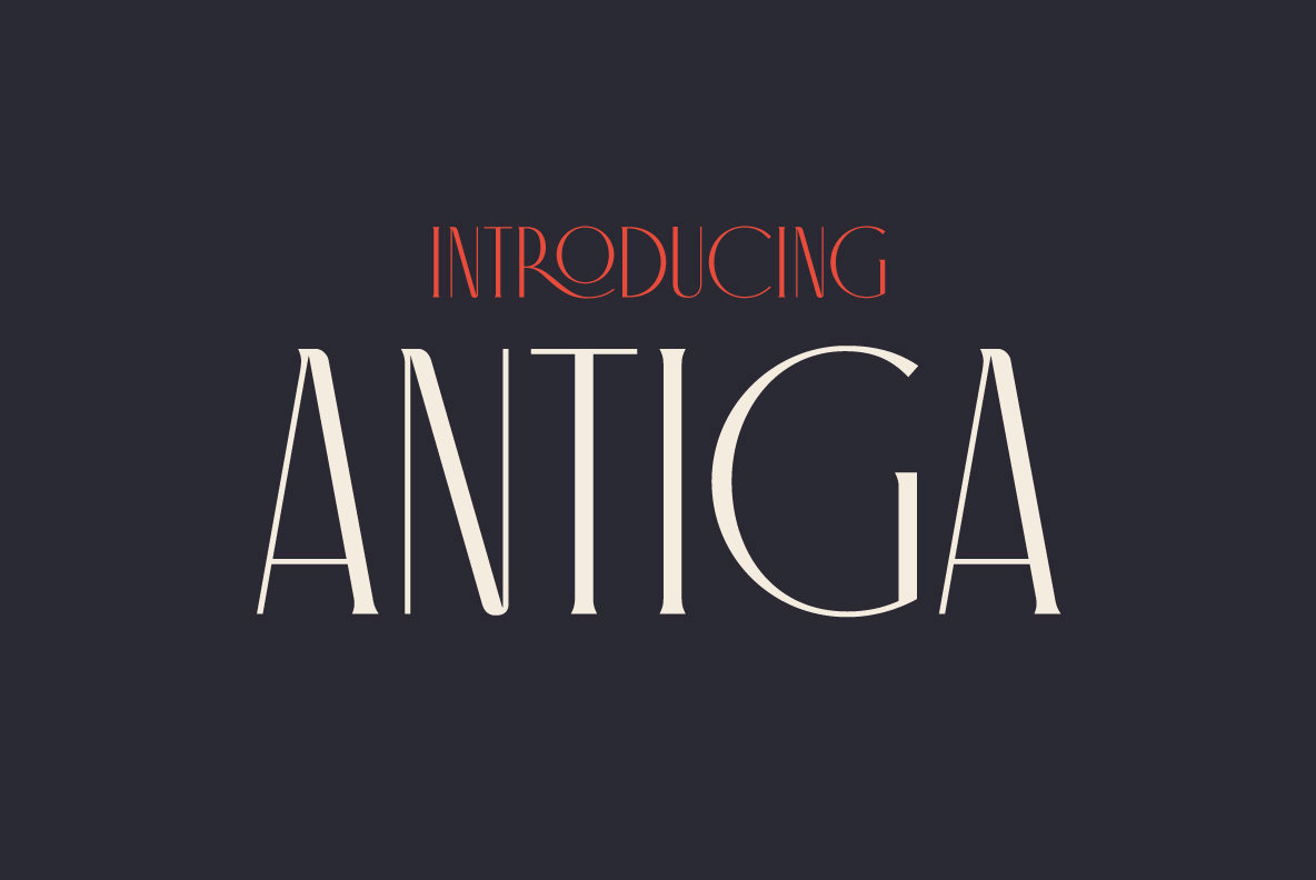Antiga Font素材之家精选英文字体