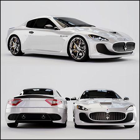 Maserati Granturismo玛莎拉蒂汽车素材之家精选3D模型