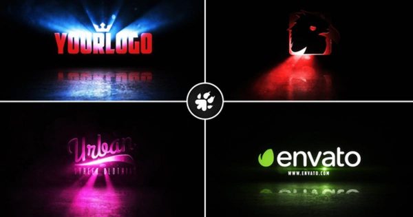 电影制片公司Logo光线特效演示素材库精选AE模板 Cinematic Light Rays Logo v2