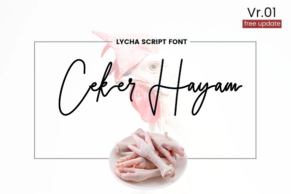 Lycha Font插图