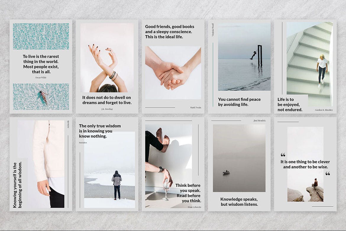 40款Pinterest社交媒体引语设计模板素材库精选 40 Pinterest Quotes插图(4)