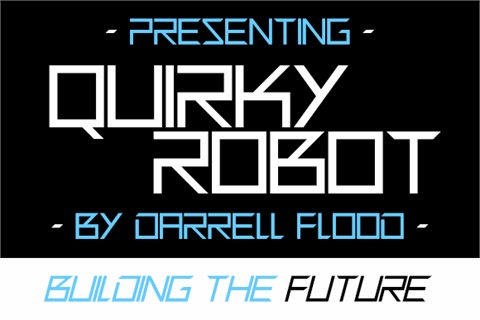 Quirky Robot font素材之家精选英文字体