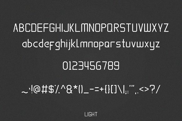 Anteng | Dual Width Font插图2
