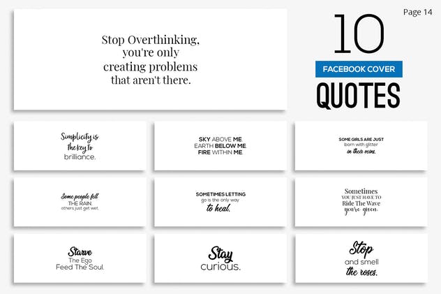 200款Facebook封面引语设计模板素材库精选 200 Facebook Cover Quotes插图(14)