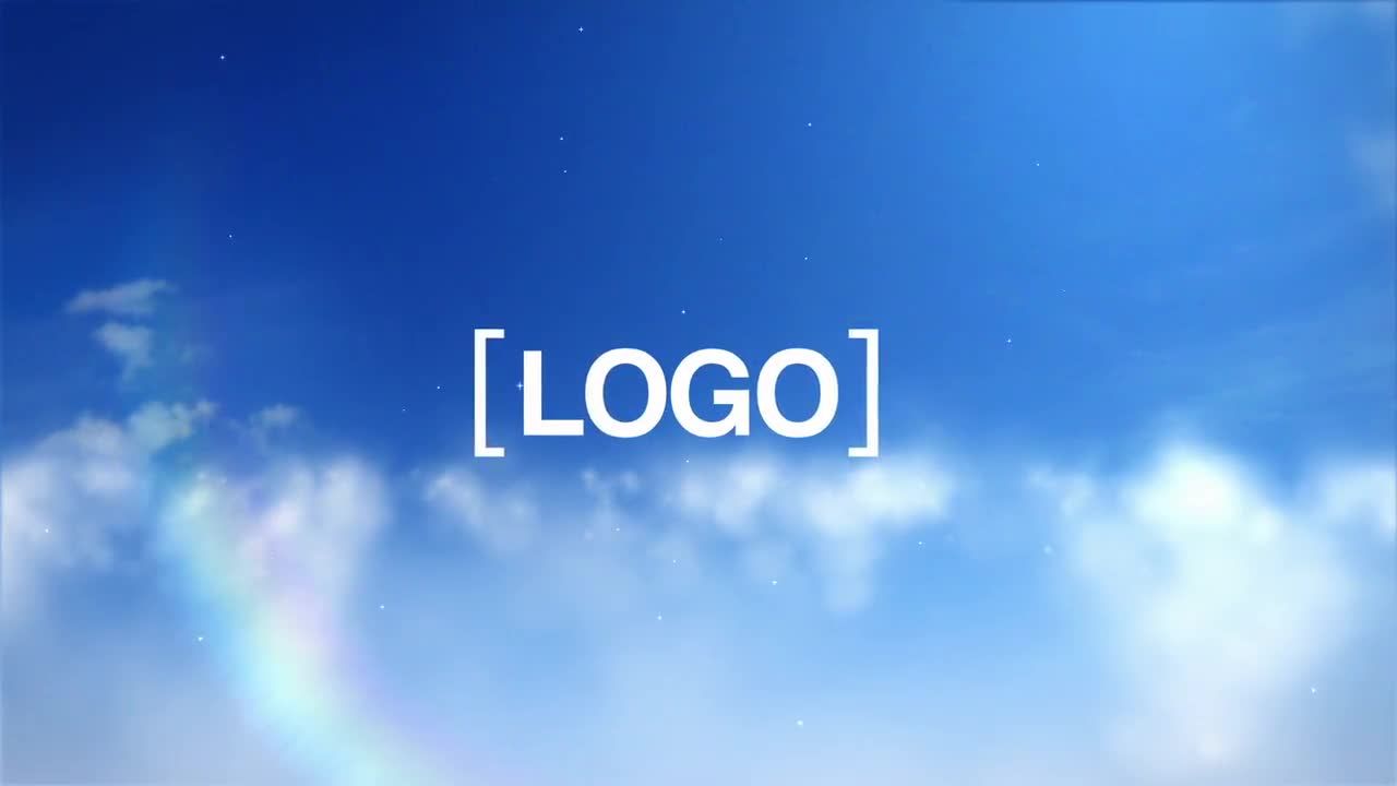 云端灵感徽标展示素材库精选AE模板