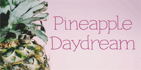 Pineapple Daydream DEMO font素材之家精选英文字体