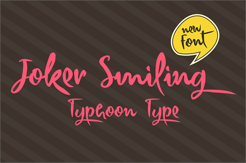 Joker Smiling font素材之家精选英文字体