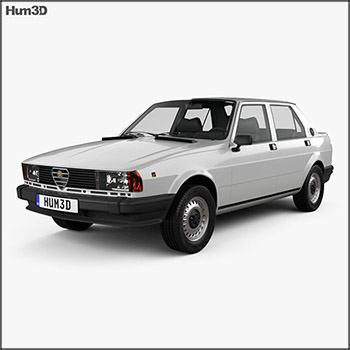 阿尔法罗密欧Alfa Romeo Giulietta 1977 素材之家精选3D模型