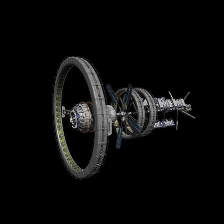 Babbage Station太空站素材之家精选3D模型