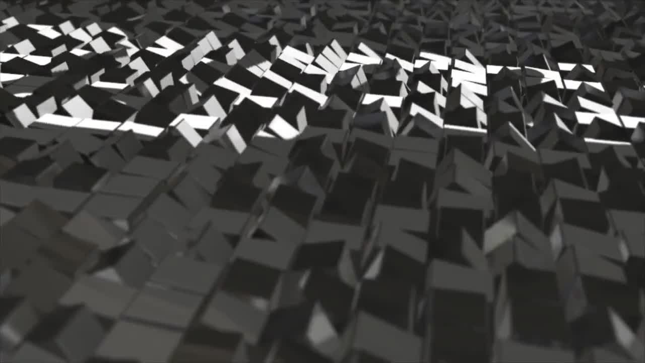 动态3D立方体公司logo特效视频展示素材库精选AE模板