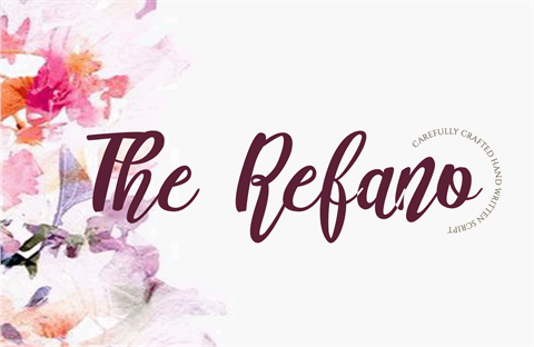The Refano font素材之家精选英文字体