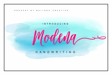 Modena font素材之家精选英文字体