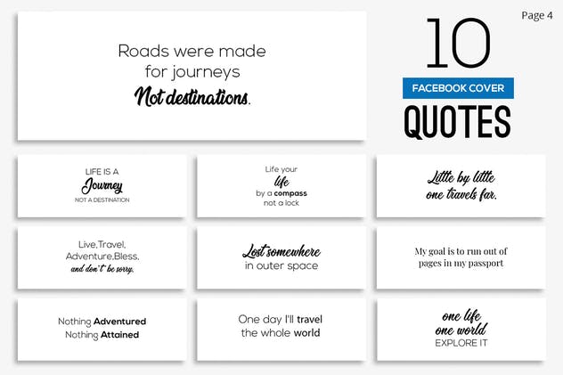 200款Facebook封面引语设计模板素材库精选 200 Facebook Cover Quotes插图(4)