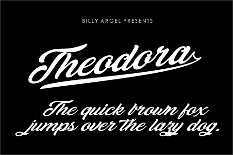 Theodora Personal Use font素材之家精选英文字体