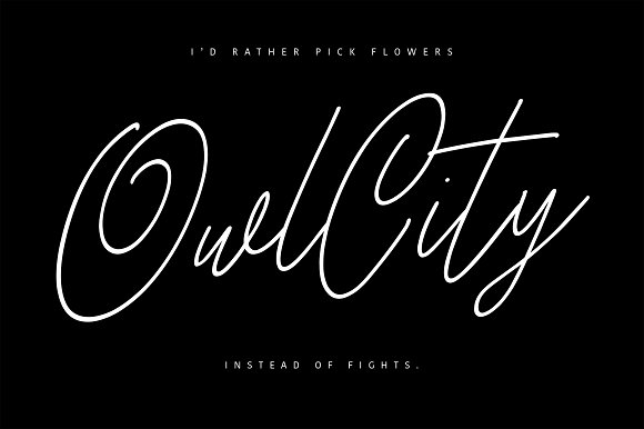 Batters Signature Font插图2