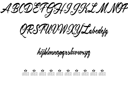 Placid Pool Personal Use font插图2 Placid Pool Personal Use font插图2