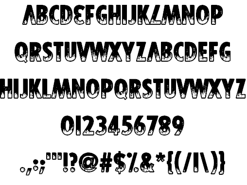 Tyrannothesaurus font插图1