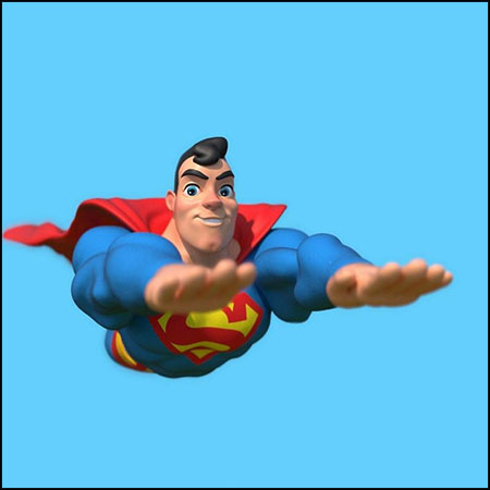 卡通Superman美国超人素材之家精选3D模型