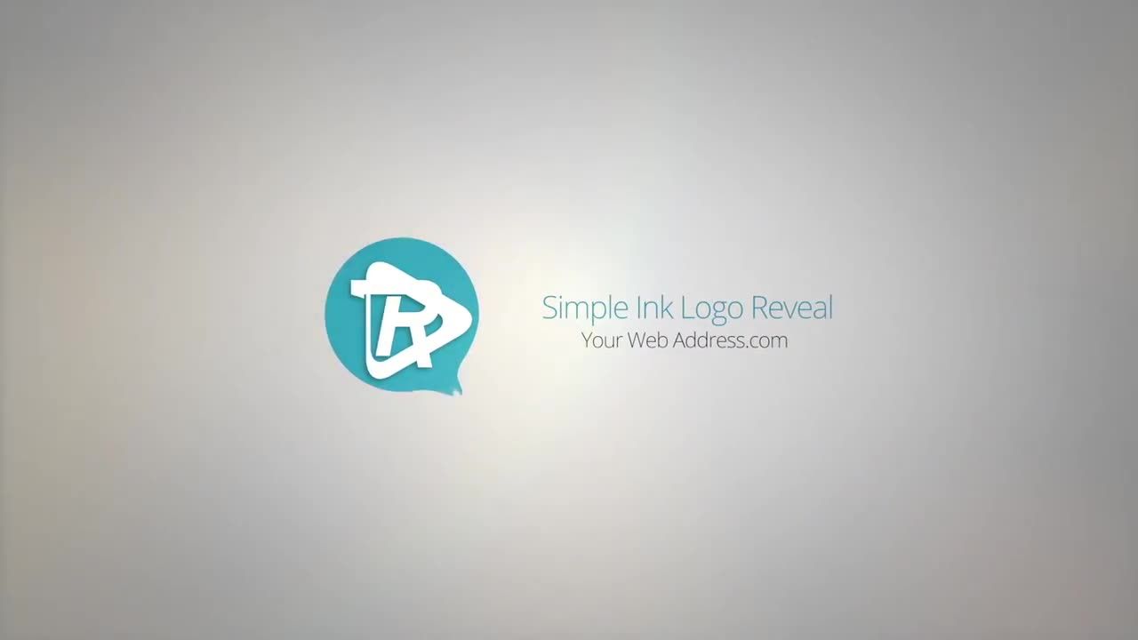 简单动态的墨水滴落效果Logo标题素材库推荐Pr模板