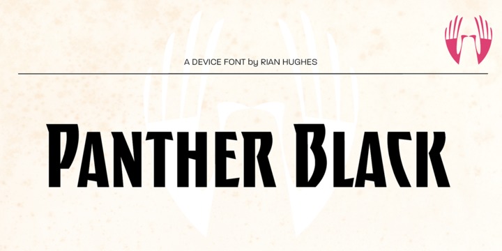 Panther Black Font Family插图