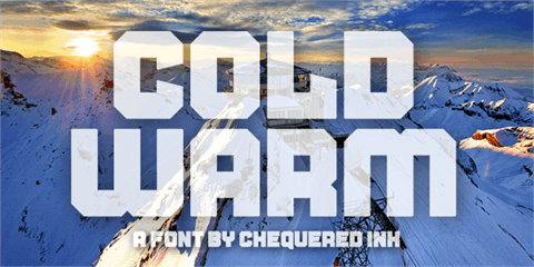 Cold Warm font素材之家精选英文字体