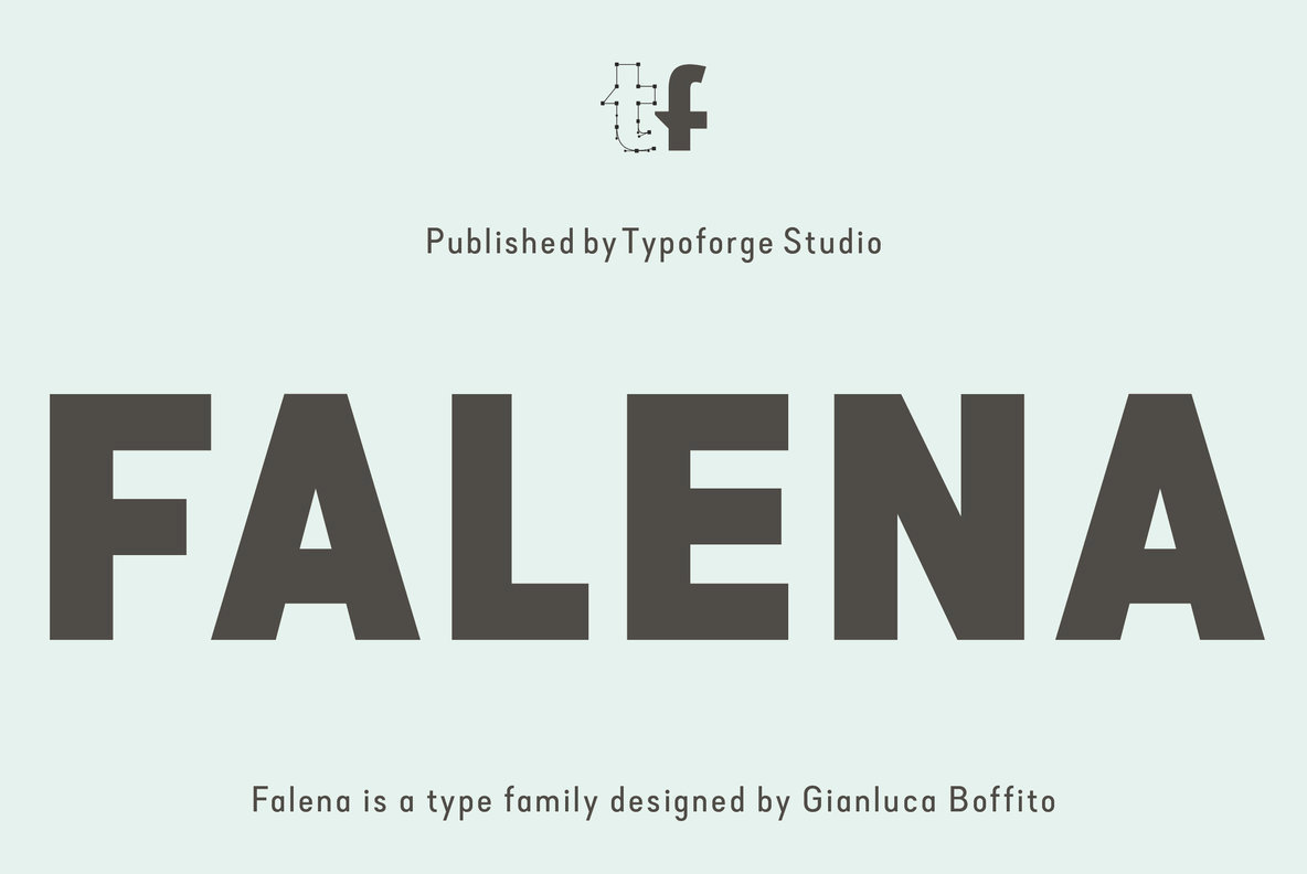 Falena Font Family素材之家精选英文字体
