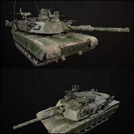 M1A2 Abrams Main Battle Tank坦克素材之家精选3D模型